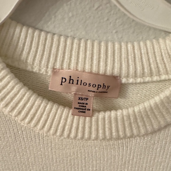Philosophy Ivory Knit Top - Picture 2 of 2